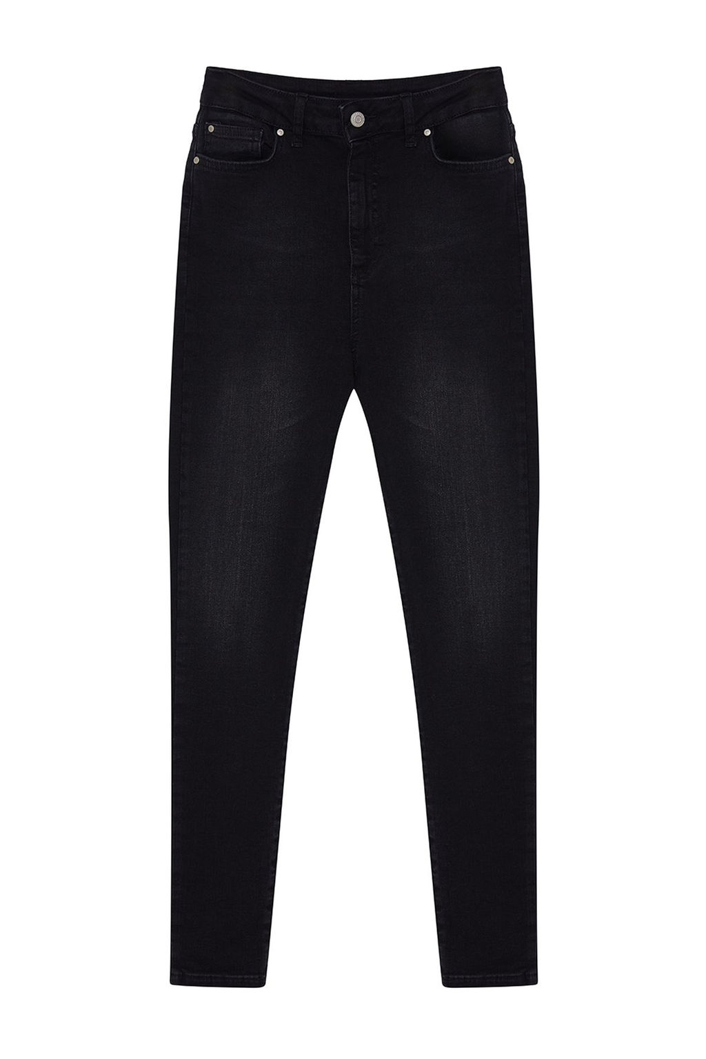 Antrasit Premium Yuksek Bel Skinny Jeans TWOAW25JE00000 - Trendyolmilla фото 12