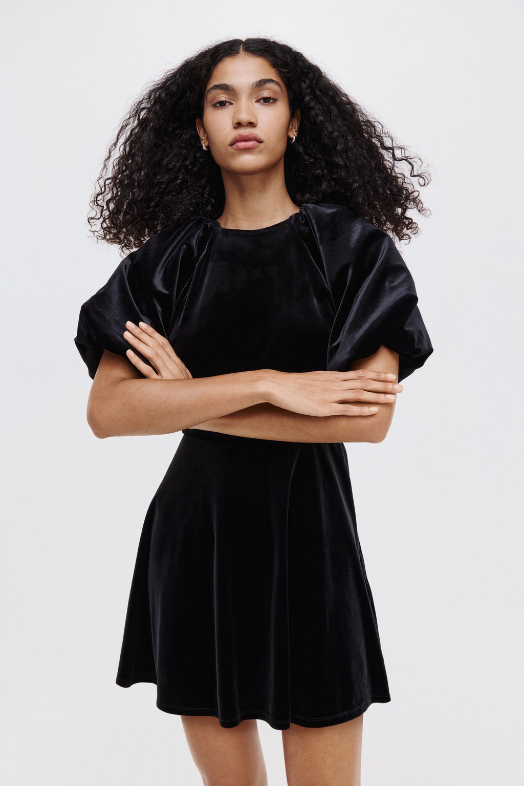 Vestido con mangas globo - H&m фото 7