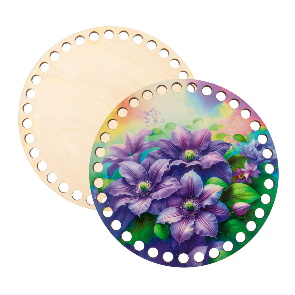 Заготовка для декорирования Love2art ДВ-01 Набор донышек для вязания Глянцевый фанера d 15 см х 0.4 см 2 шт 08 Лошадь фото 18