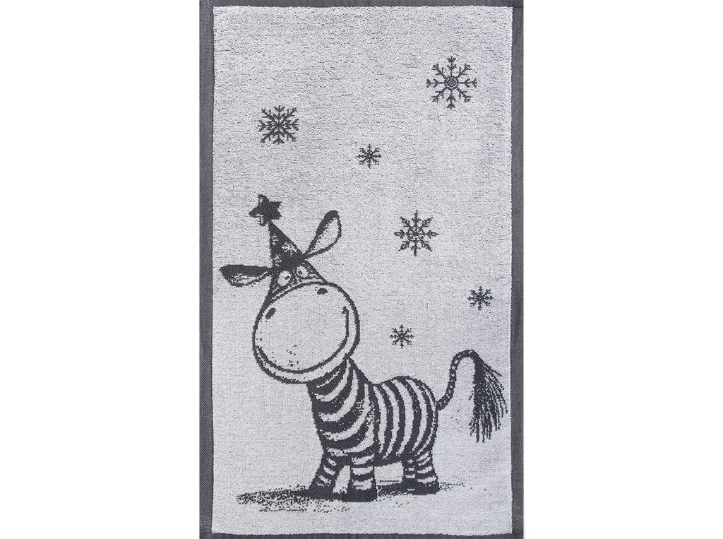 Полотенце махровое 6с104.411ж1 Зебруся(графит5) 67х40см