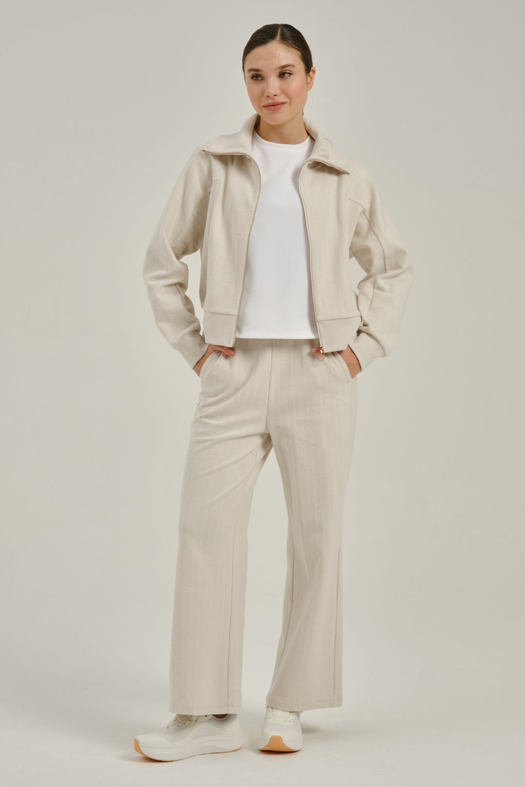 Олимпийка Серый COMMUTE Knit Track Top - Anta фото 7