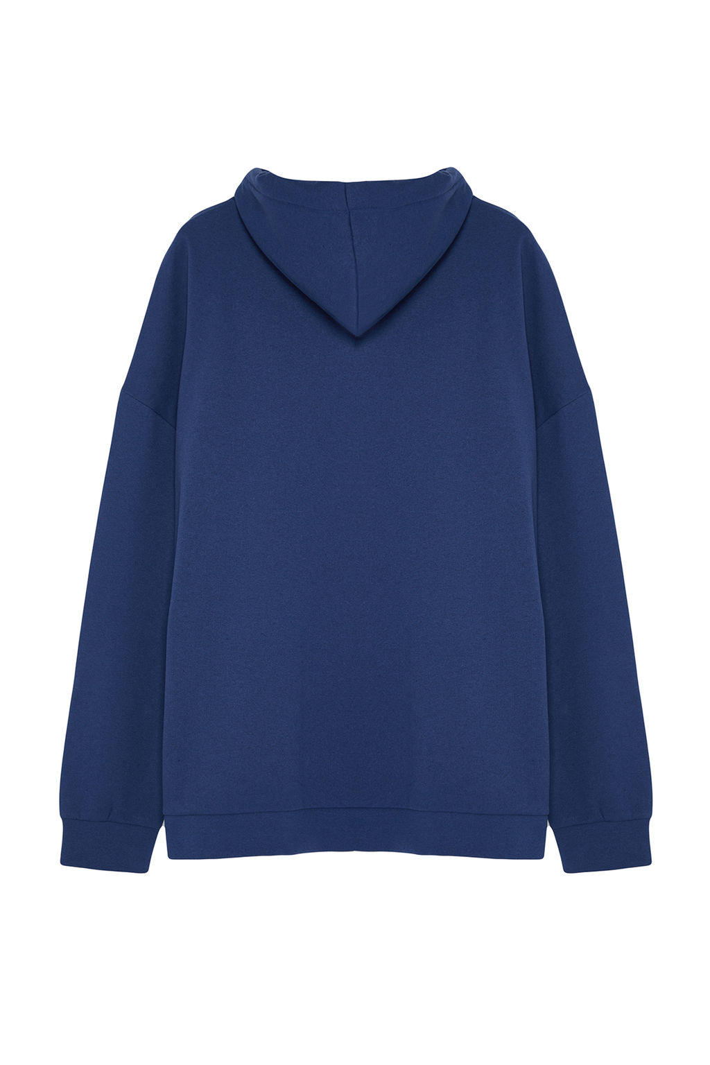 TRENDYOL MAN Siyah Buyuk Beden apusonlu Oversize/Genis Kesim Ici Polar/S?cak Tutan Sweatshirt TMNAW24AO00013 - Trendyolmilla фото 8
