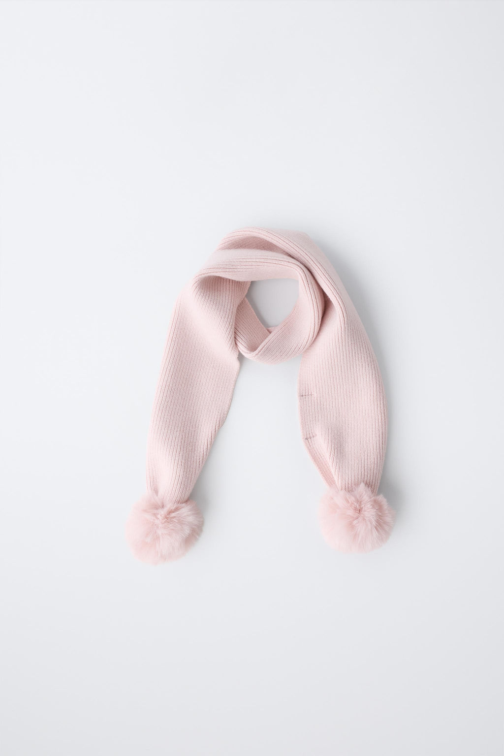 KNITTED POMPOM SCARF - Zara фото 4
