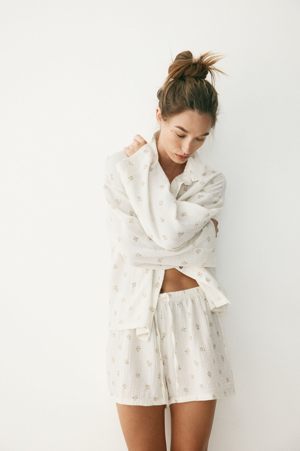 Camisa y pantal?n corto de pijama - H&m фото 18