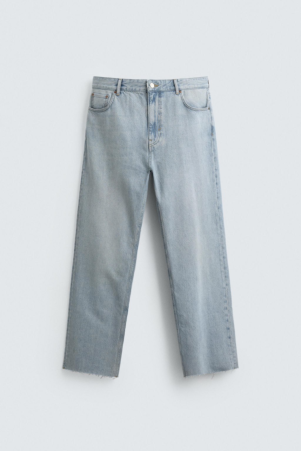 JEANS STRAIGHT FIT / Azul claro - Zara фото 9