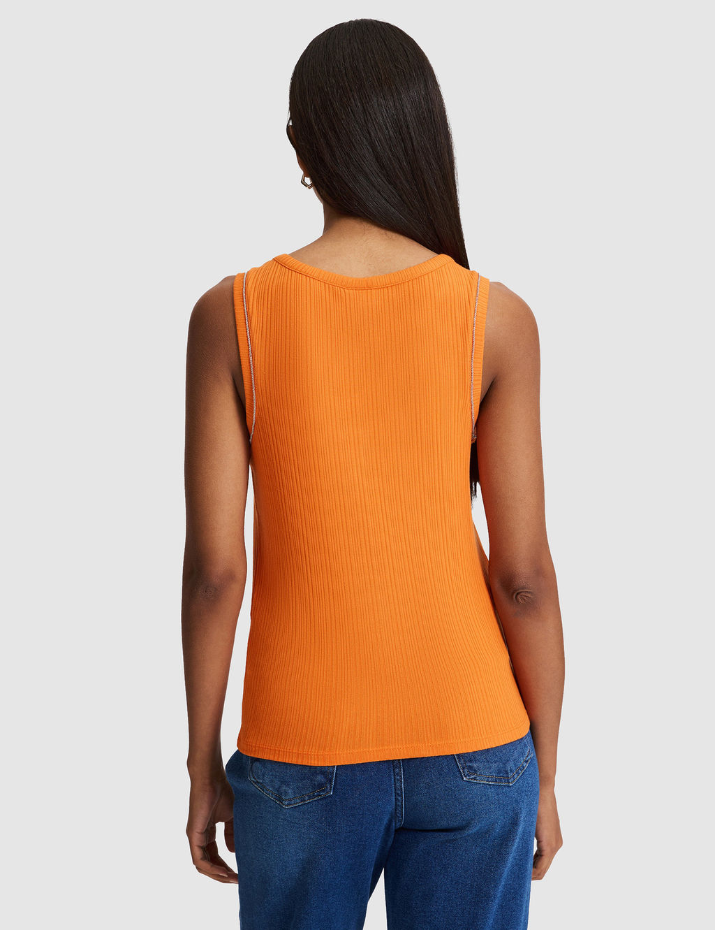 Turuncu Slim Fit _rme Bluz