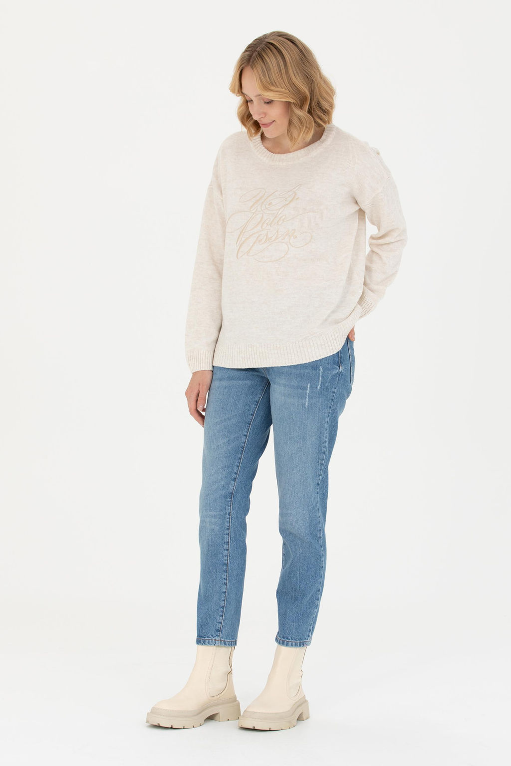 Женские синие джинсовые брюки Неожиданная скидка в корзине - U.s. polo assn фото 10