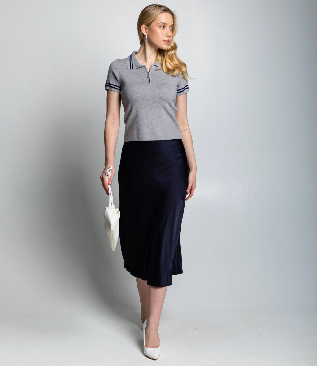 Футболка #КТ8168, серый