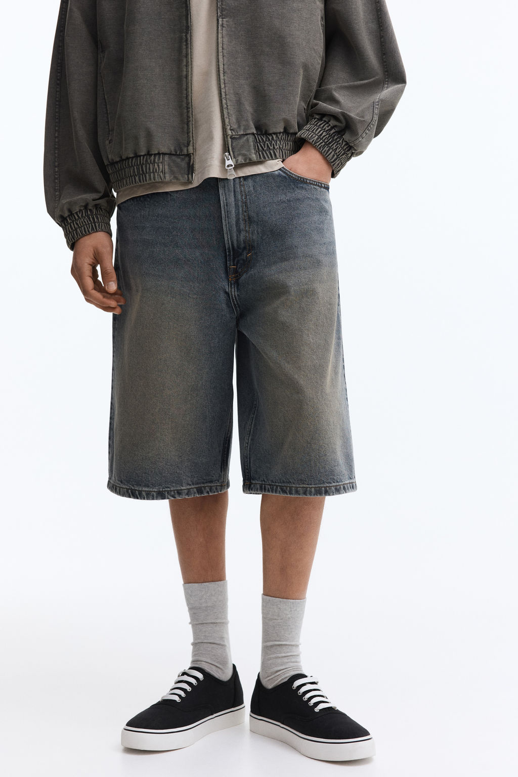 Vaquero corto Baggy - H&m фото 13