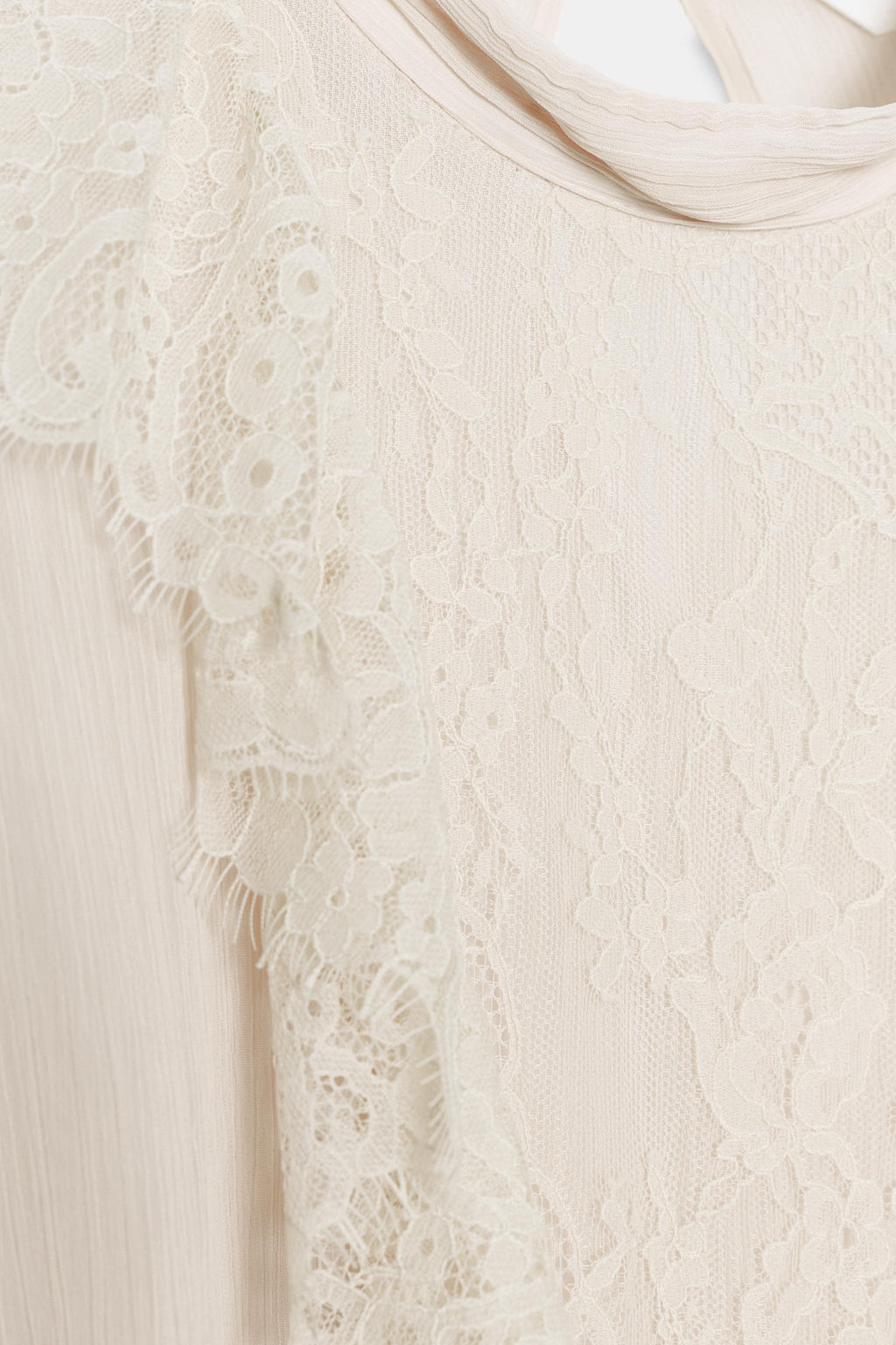 LACE MIDI DRESS WITH BELT - Zara фото 9