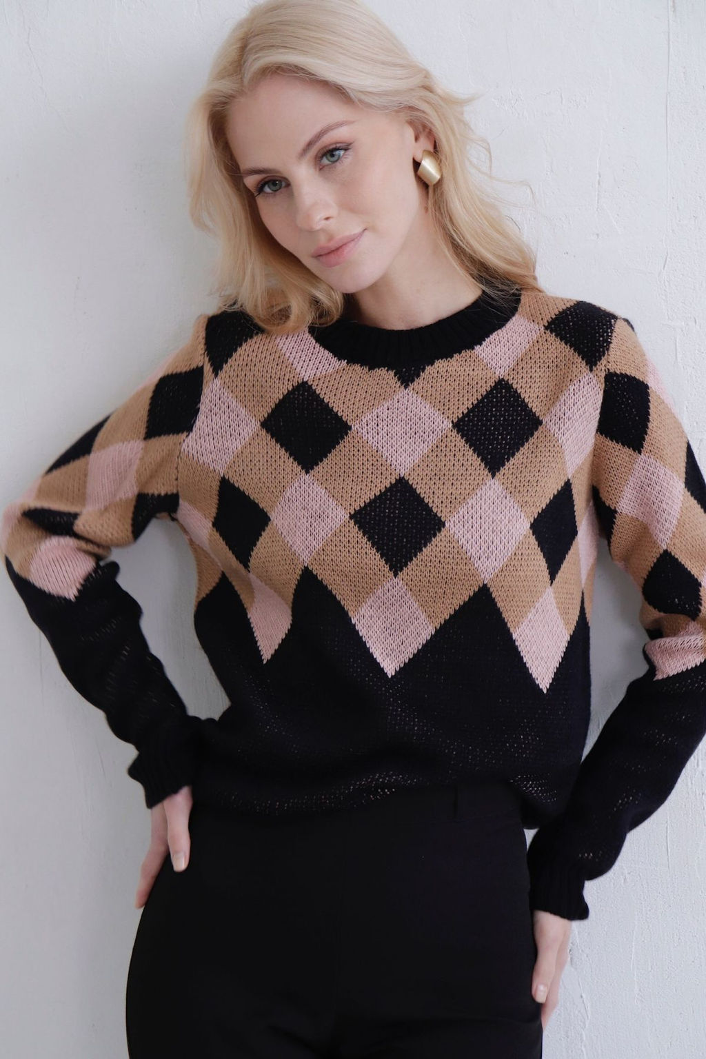 11491 Джемпер с ромбами - Martichelli фото 8