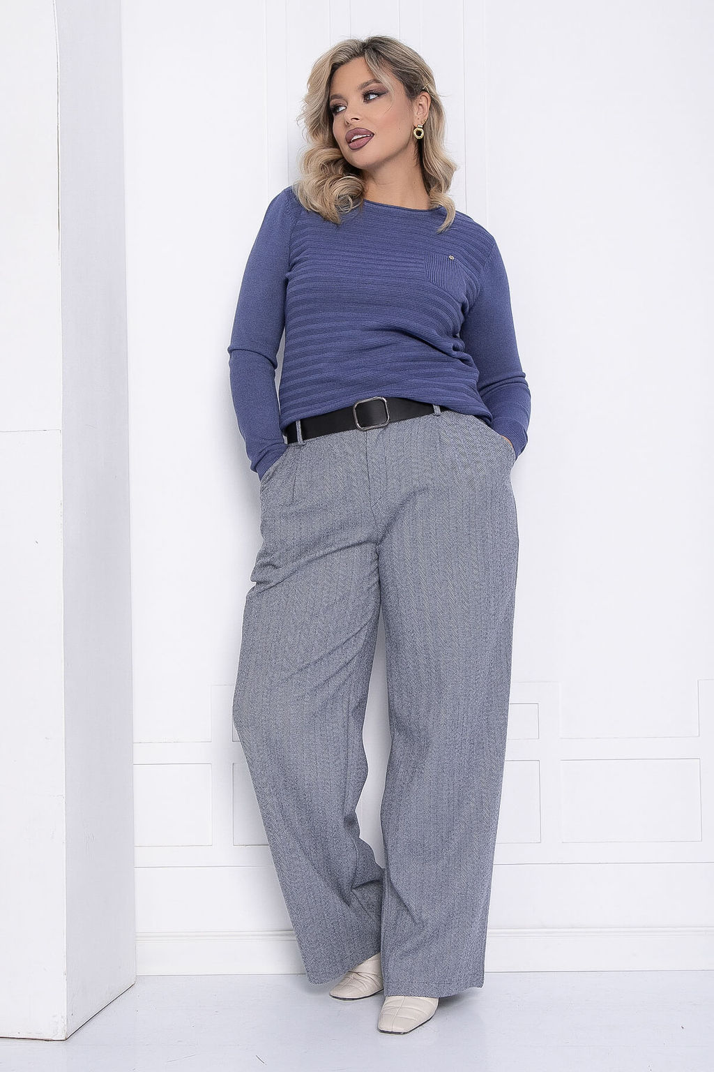 Брюки Киллиан (серые) Б12323-25 - Lt collection фото 4