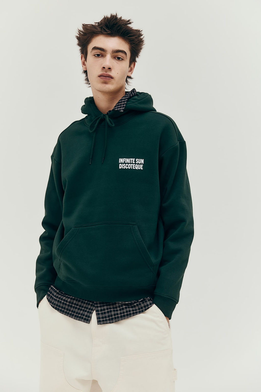 Sudadera con capucha y estampado Loose Fit - H&m фото 2