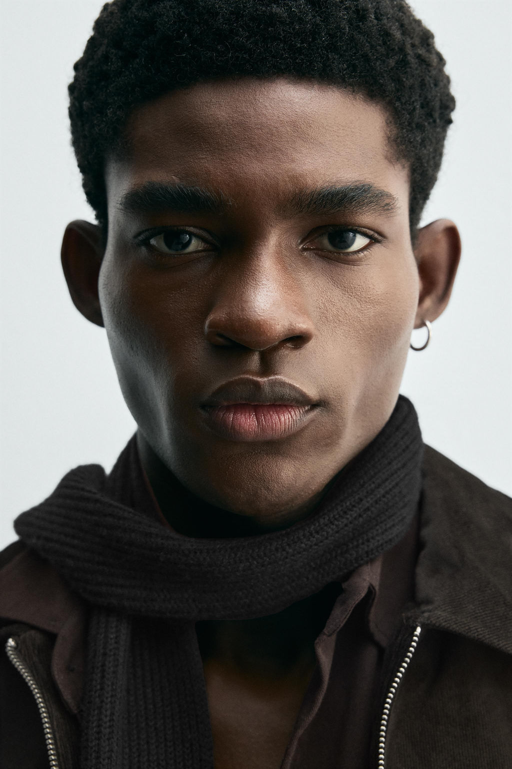 TEXTURED VELVET OVERSHIRT