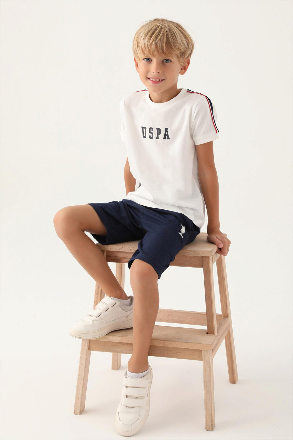 Кремовый пижамный комплект для мальчика - U.s. polo assn фото 3