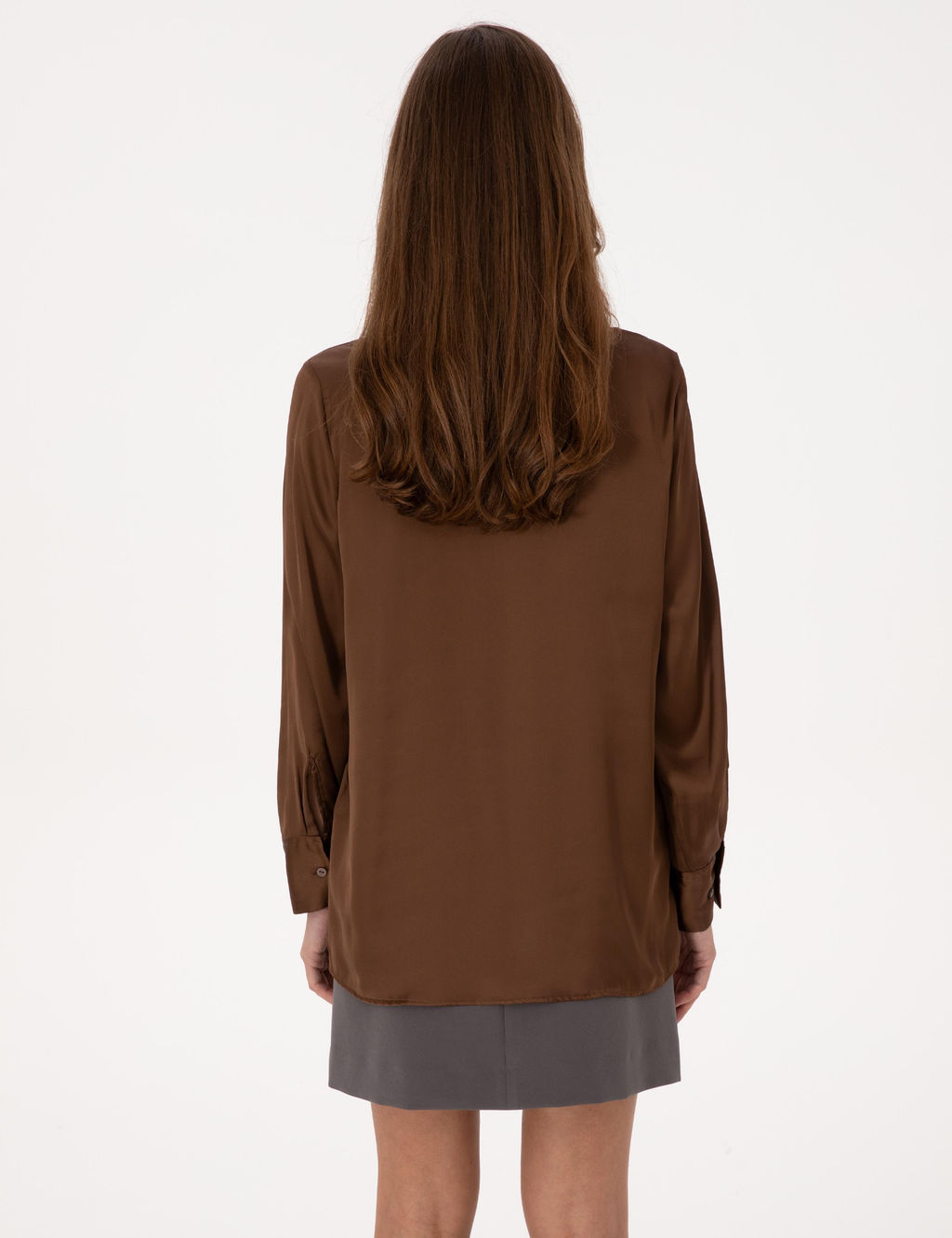 Kahverengi Regular Fit Uzun Kollu G_mlek - Pierre cardin фото 5