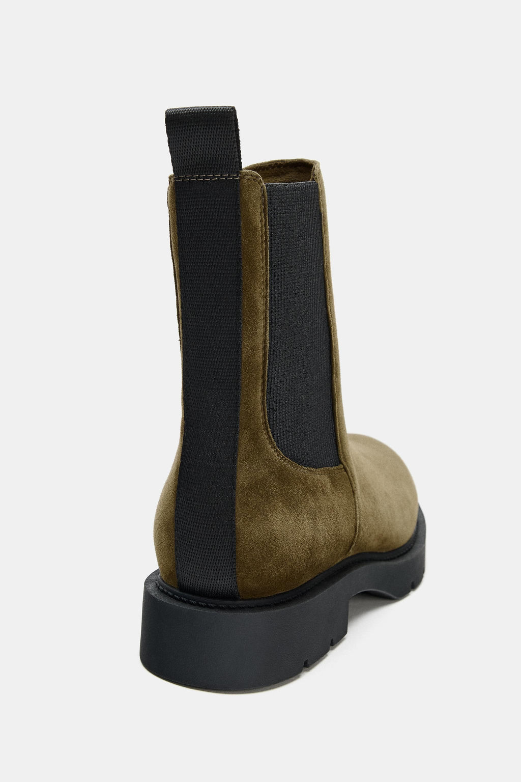 FLAT SUEDE ANKLE BOOTS - Zara фото 6