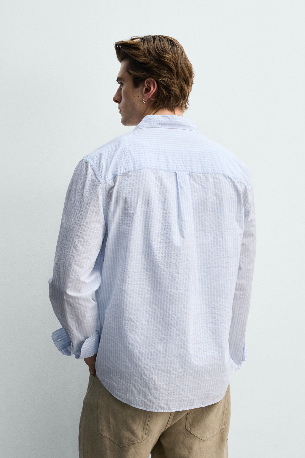 CAMISA REGULAR FIT RAYAS / rayas - Zara фото 3