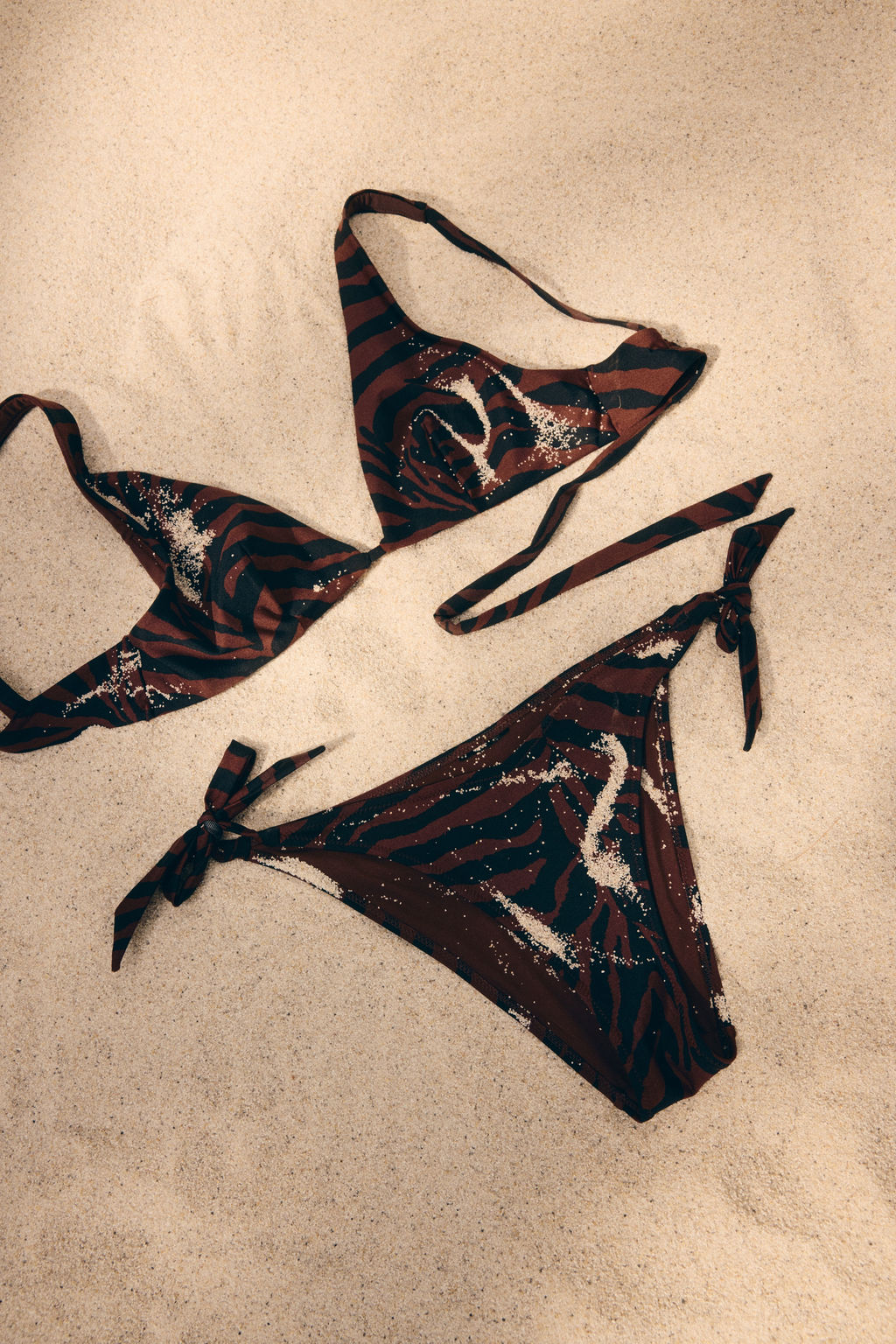 Top de bikini triangular con relleno - H&m фото 6