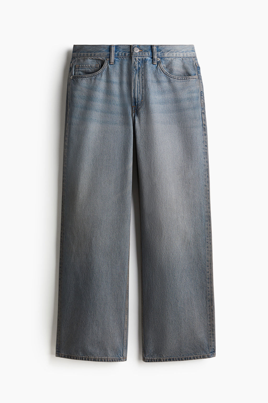 Loose Straight High Jeans - H&m фото 2
