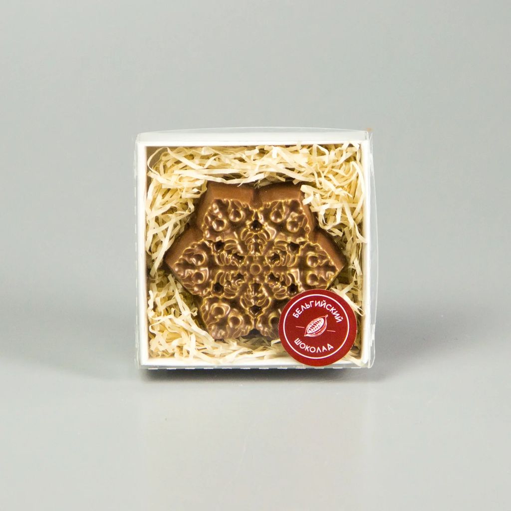 ШОКОЛАДНАЯ ФИГУРКА «СНЕЖИНКА 3»