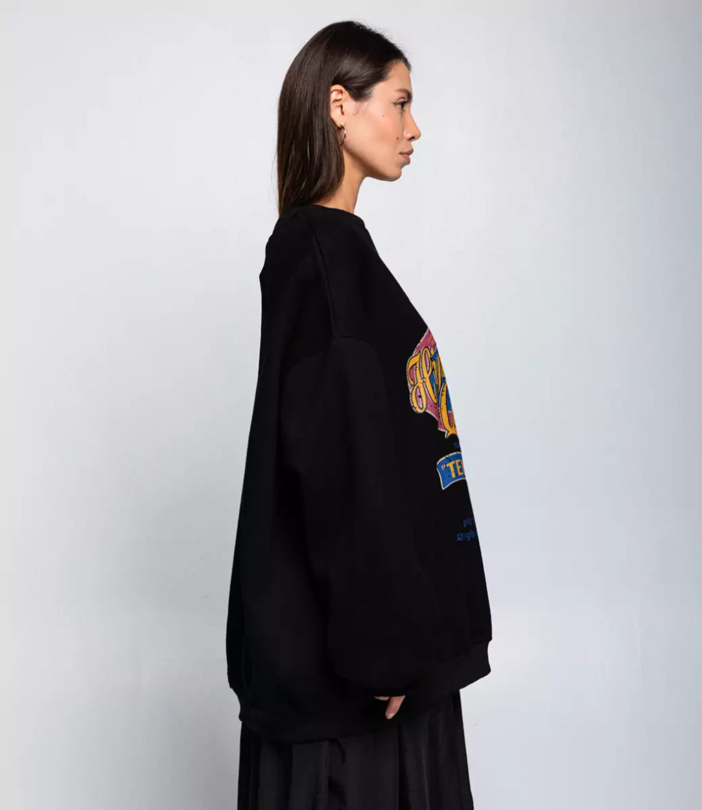 Свитшот #КТ6603 (5), чёрный