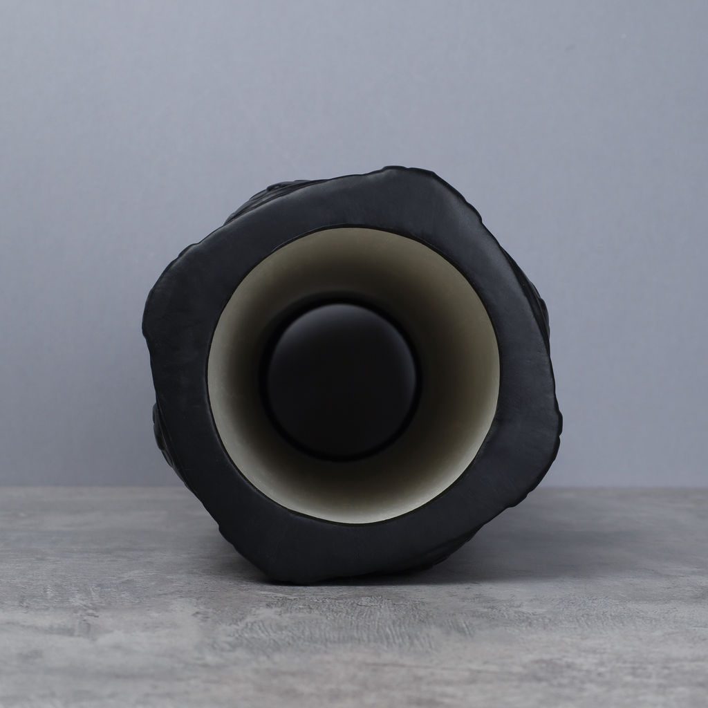 Ролик массажный спортивный Woohooo WAVE 33x14/ черный/уп10