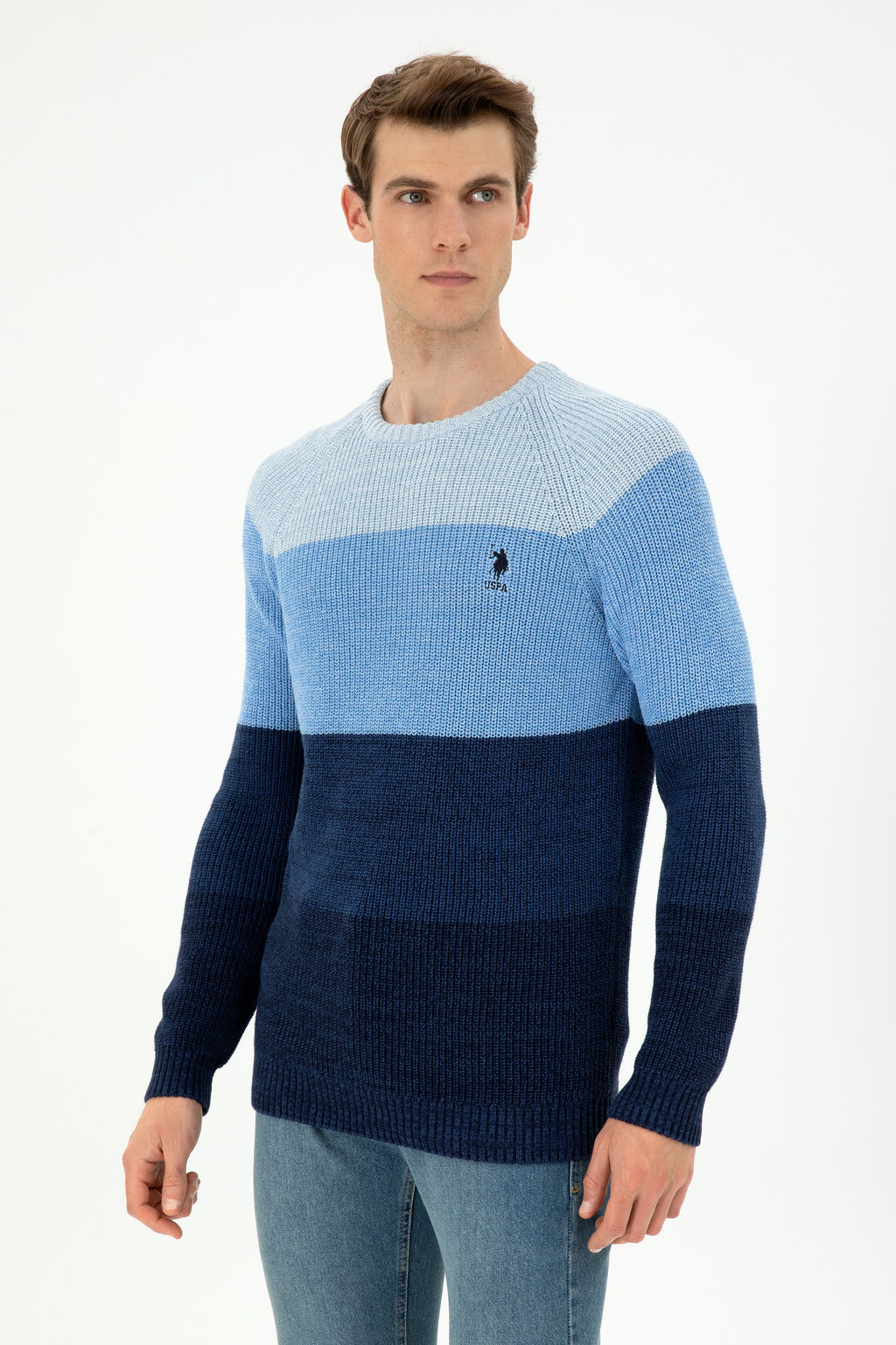 Мужской темно-синий свитер Неожиданная скидка в корзине - U.s. polo assn фото 8