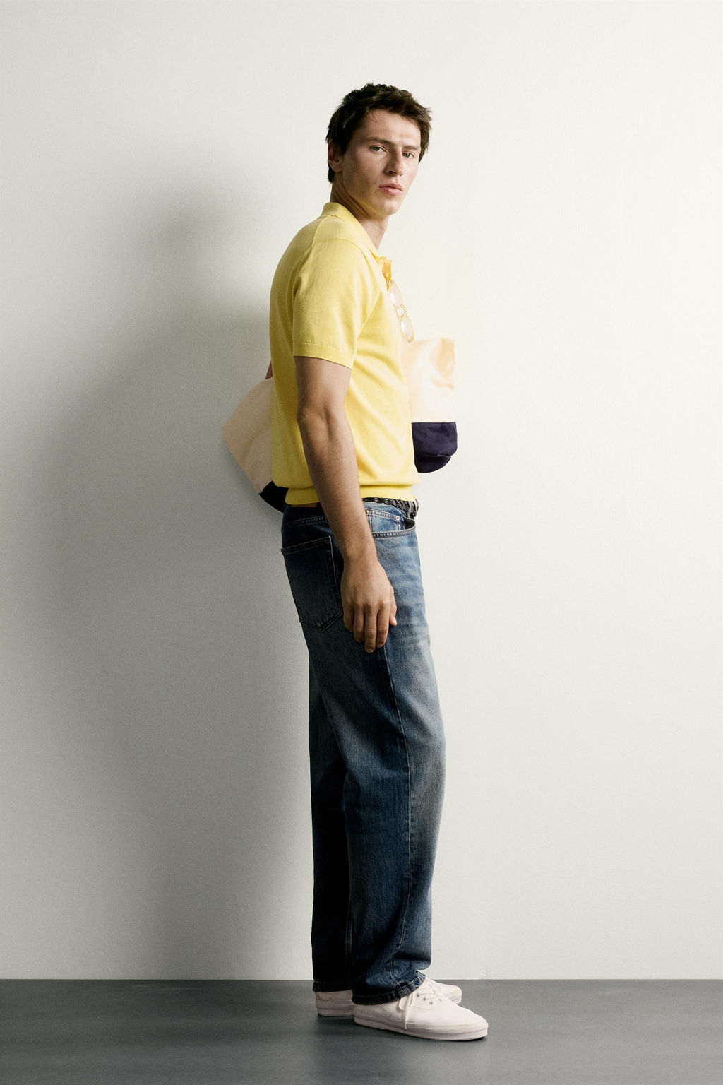 POLO PUNTO REGULAR FIT / Amarillo - Zara фото 4