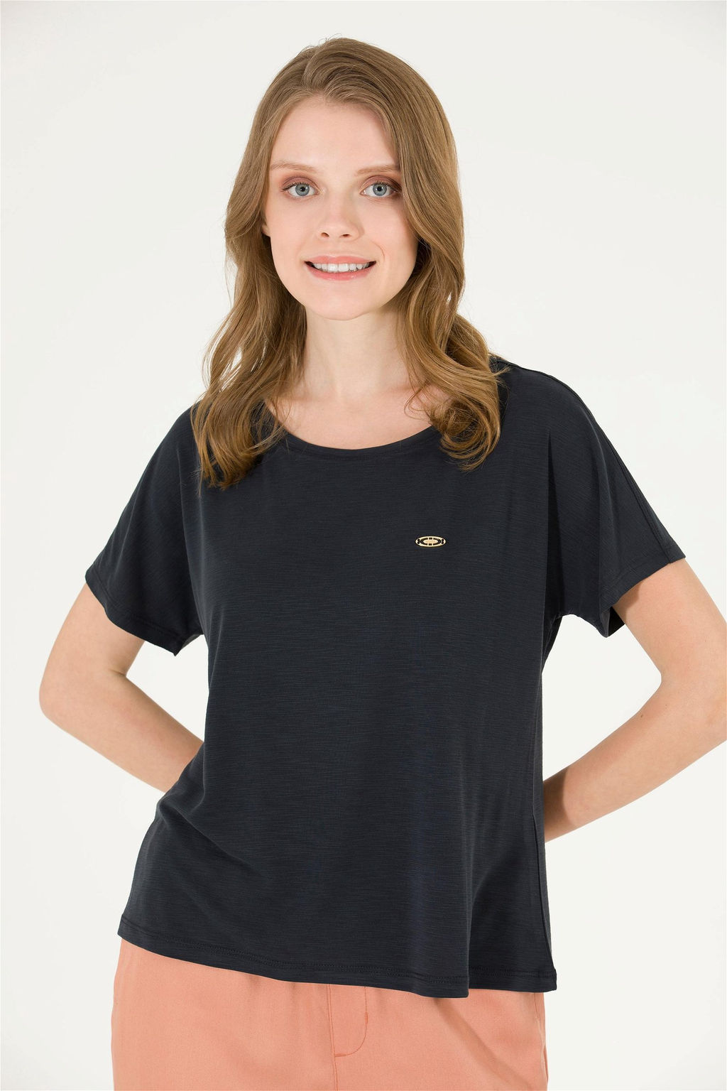 U. S. Polo Assn Женская черная футболка с круглым вырезом - U.s. polo assn фото 9