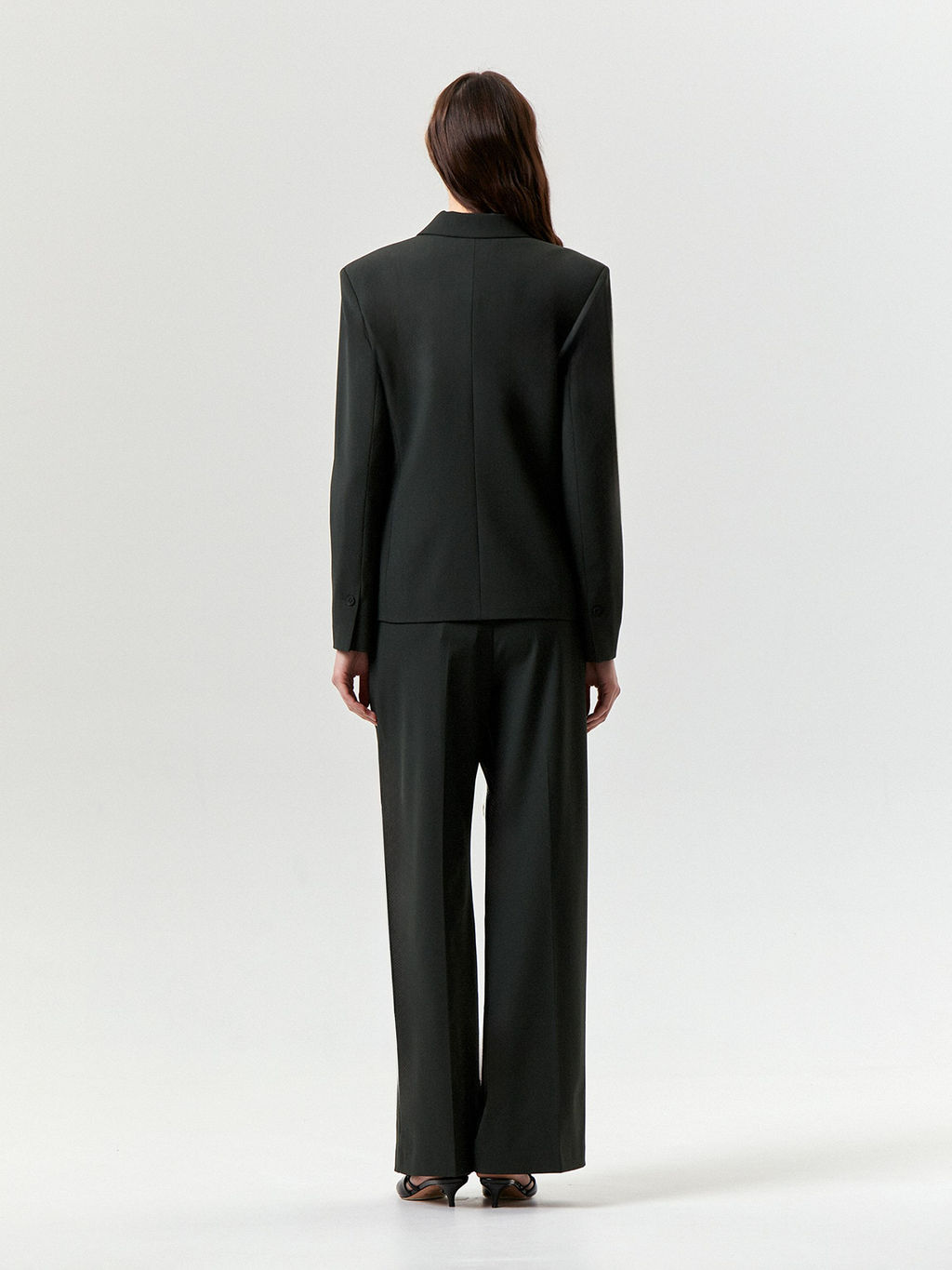 Двубортный жакет из костюмной шерсти, ML804/misak