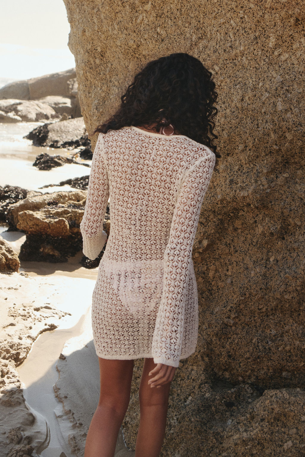 Vestido playero efecto crochet - H&m фото 5