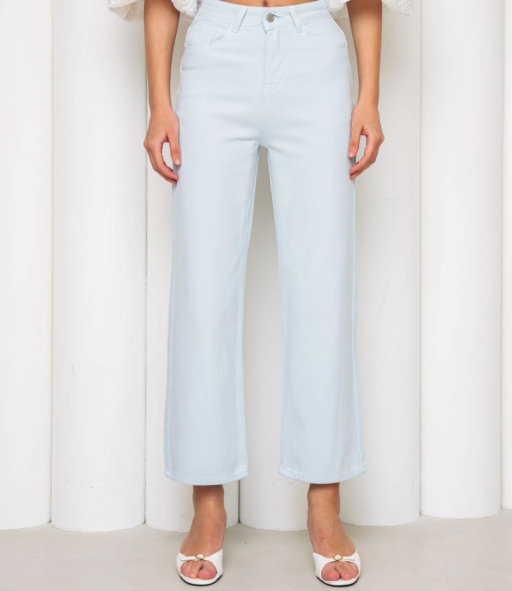 Джинсы #КТ9610, светло-голубой - Dommod фото 2