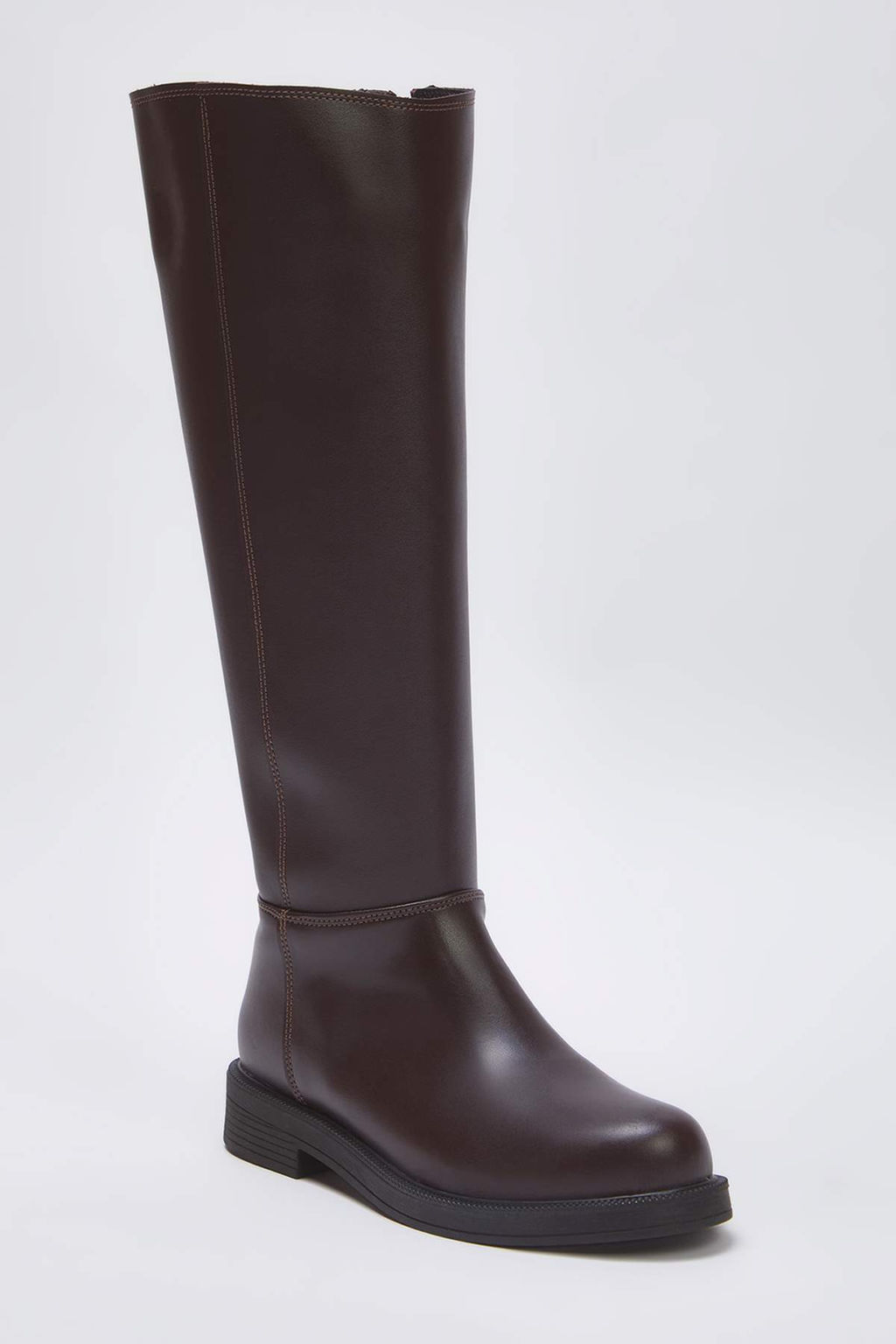 Trendyolmilla Shoes Siyah Fermuarl? K?sa Duz Topuklu Kad?n Cizme TAKAW25CZ00000 фото 2