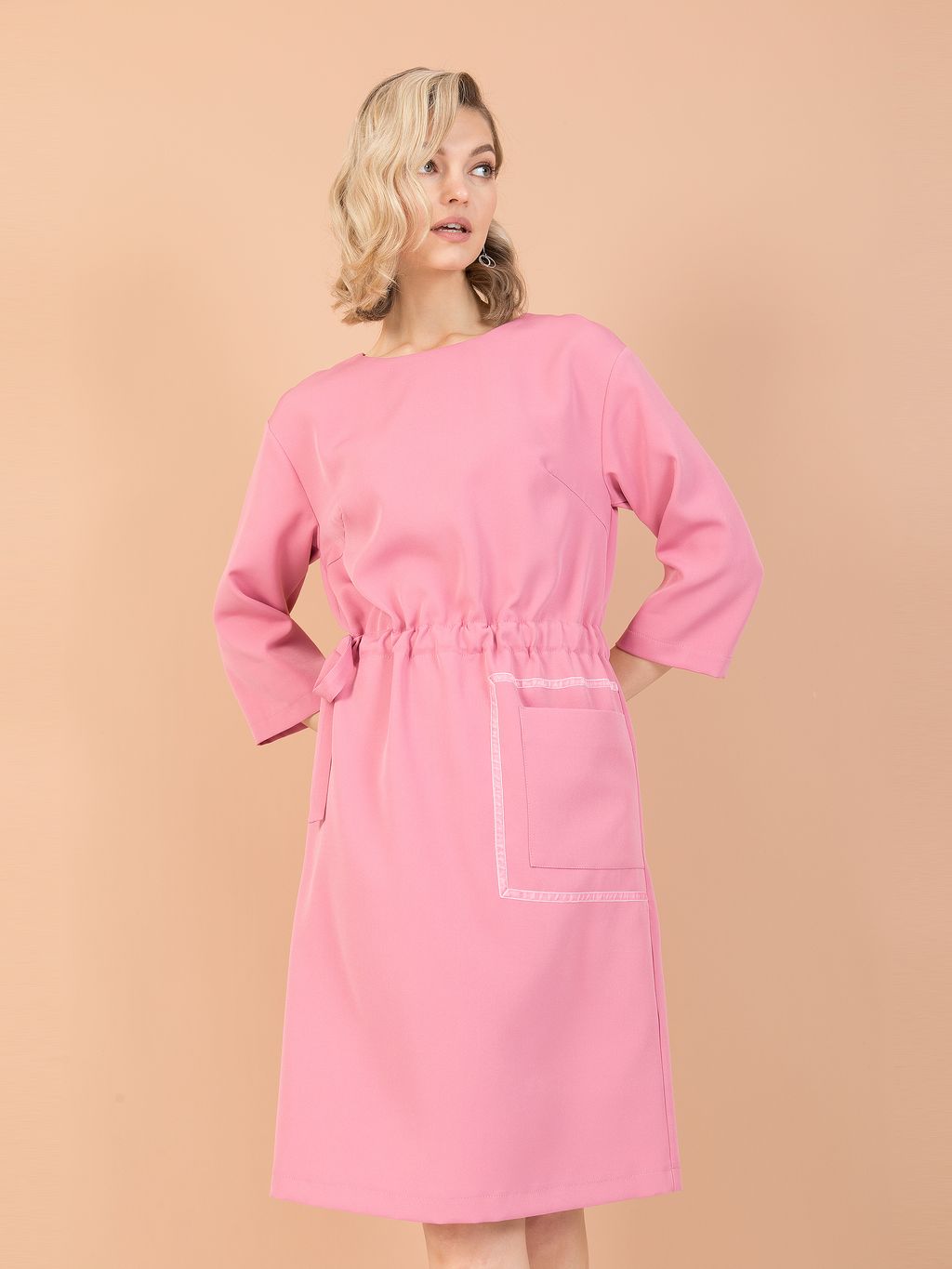 Платье с кулисой по талии - Priz фото 3