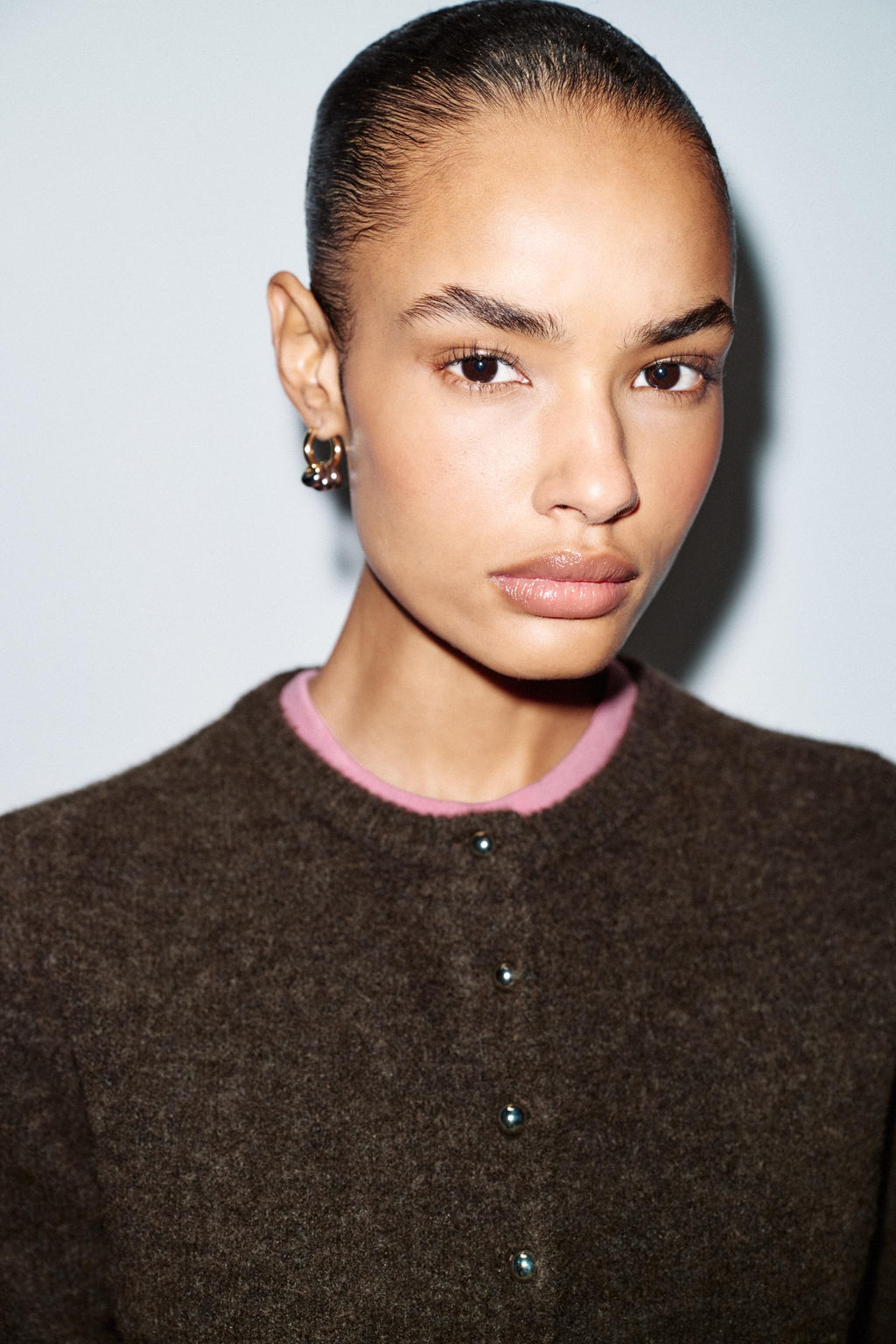 CARDIGAN WITH BALL BUTTONS - Zara фото 22