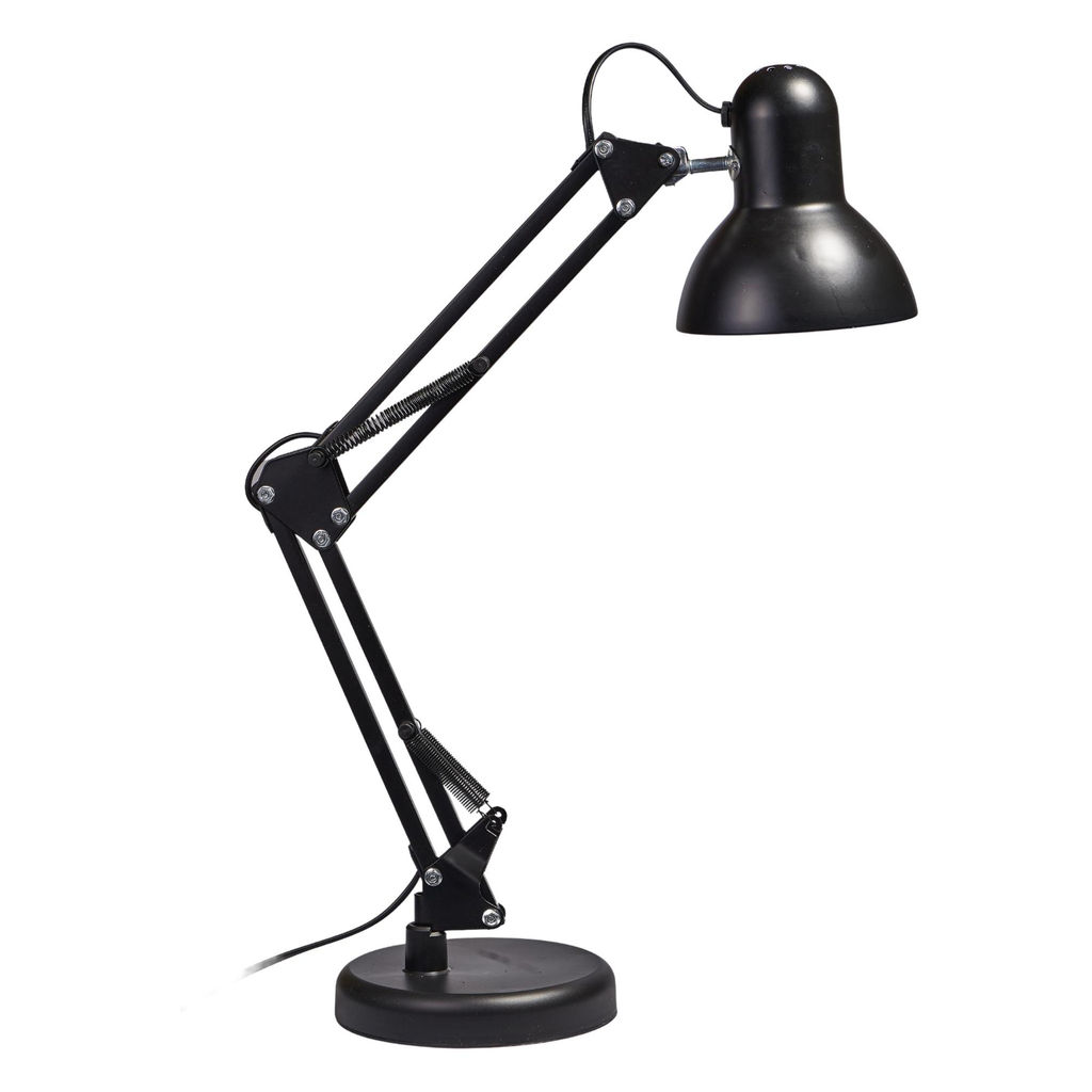 TLI-221 BLACK E27 Светильник настольный. Цоколь Е27. 60W. Механический выключатель. Черный. ТМ Uniel