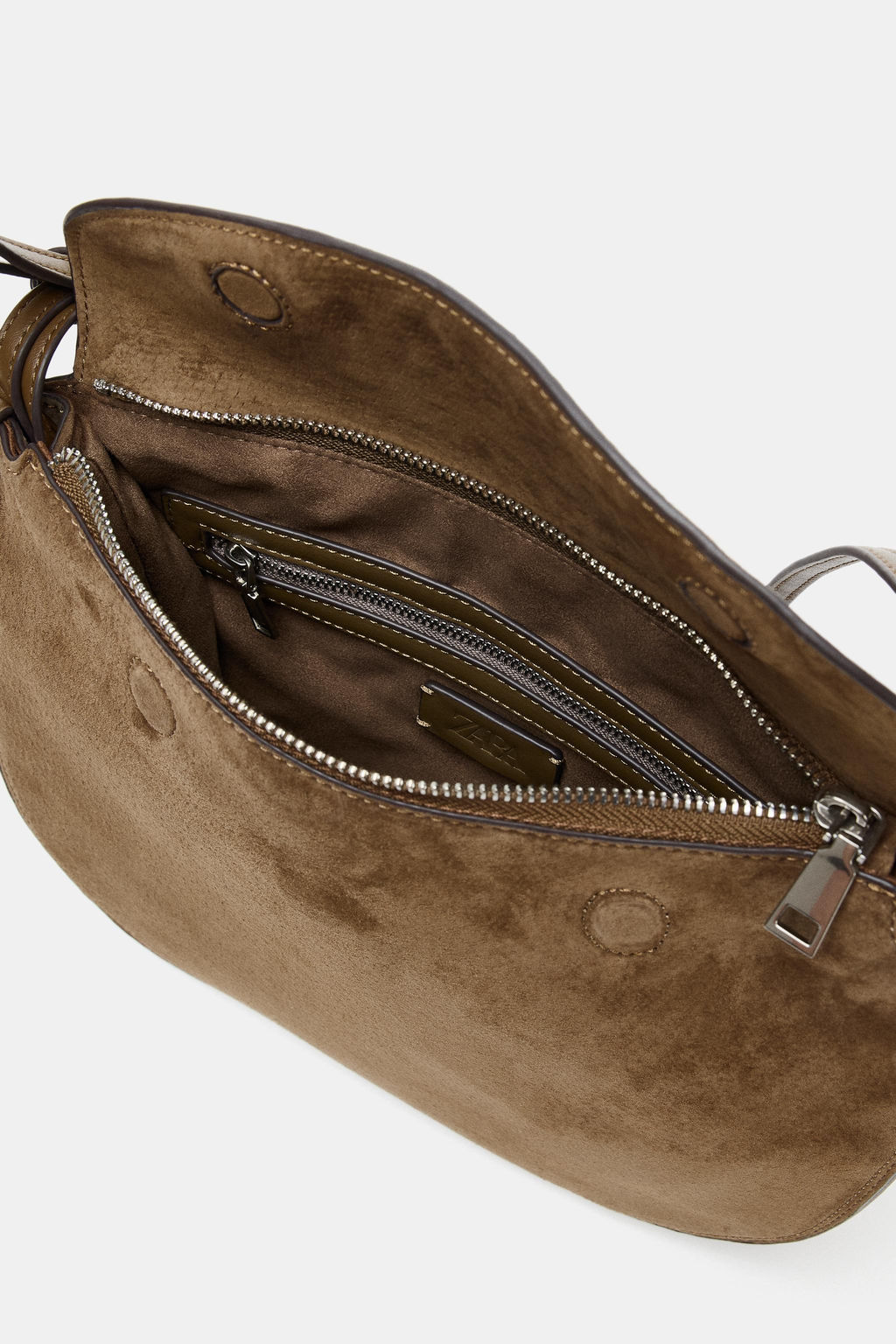 LEATHER FLAP HANDBAG