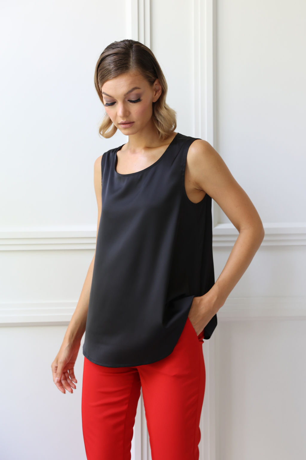 Топ из шёлка - Looklikecat фото 4