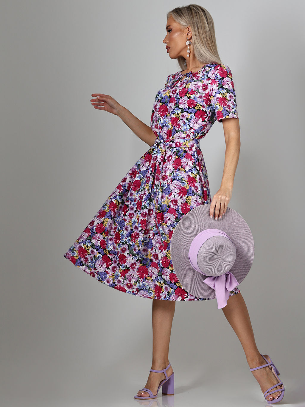 Платье Цветочный роман, кокетка - Dstrend фото 8