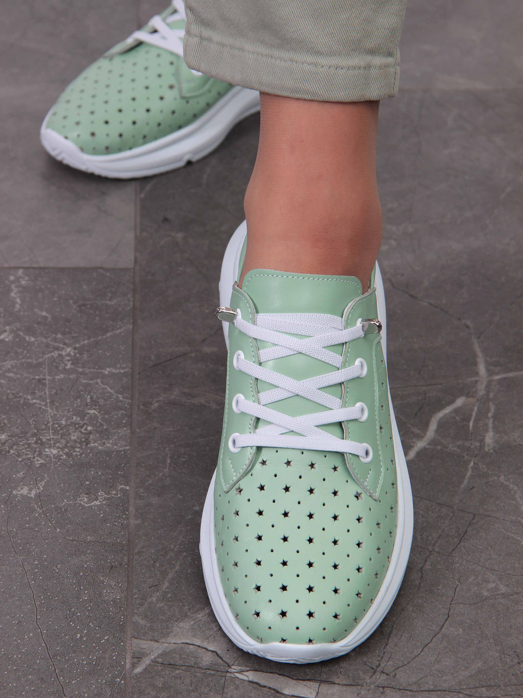 Кроссовки EDART 168.236143w. Мята-виктория R