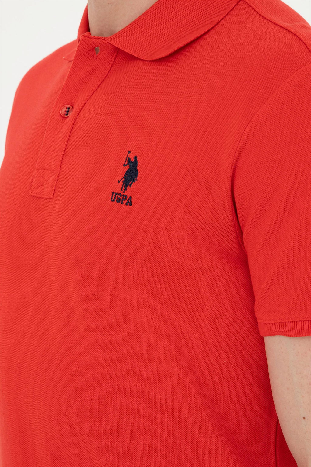 Мужская красная базовая футболка Неожиданная скидка в корзине - U.s. polo assn фото 7