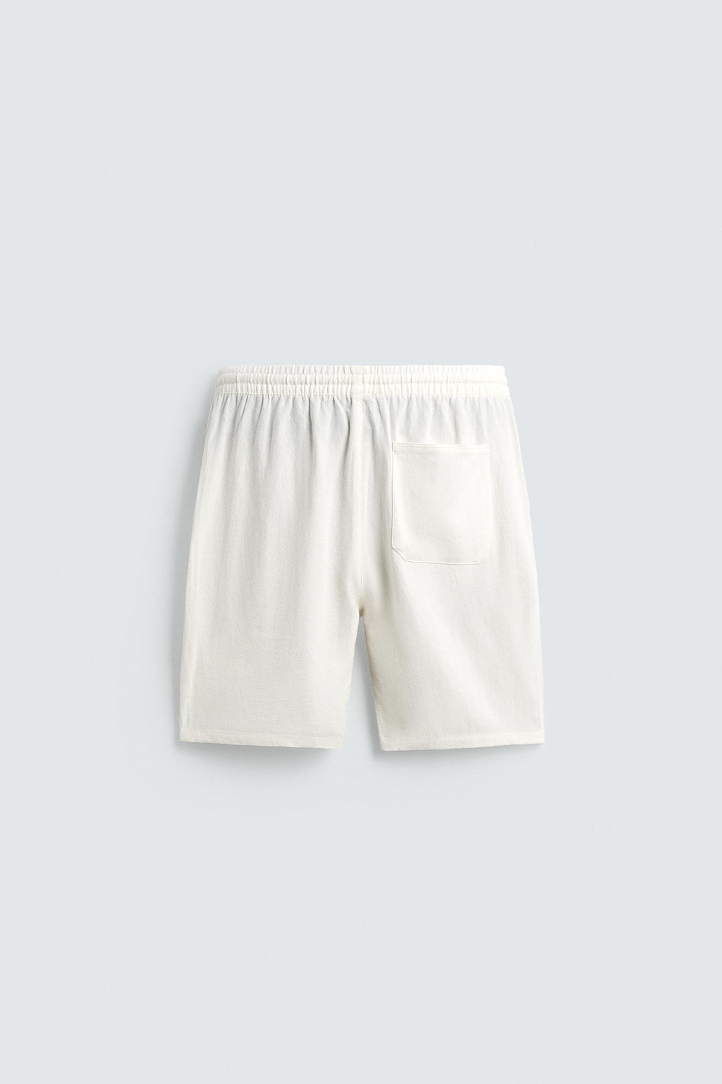 BERMUDA RELAXED FIT VISCOSA - LINO / Blanco - Zara фото 8