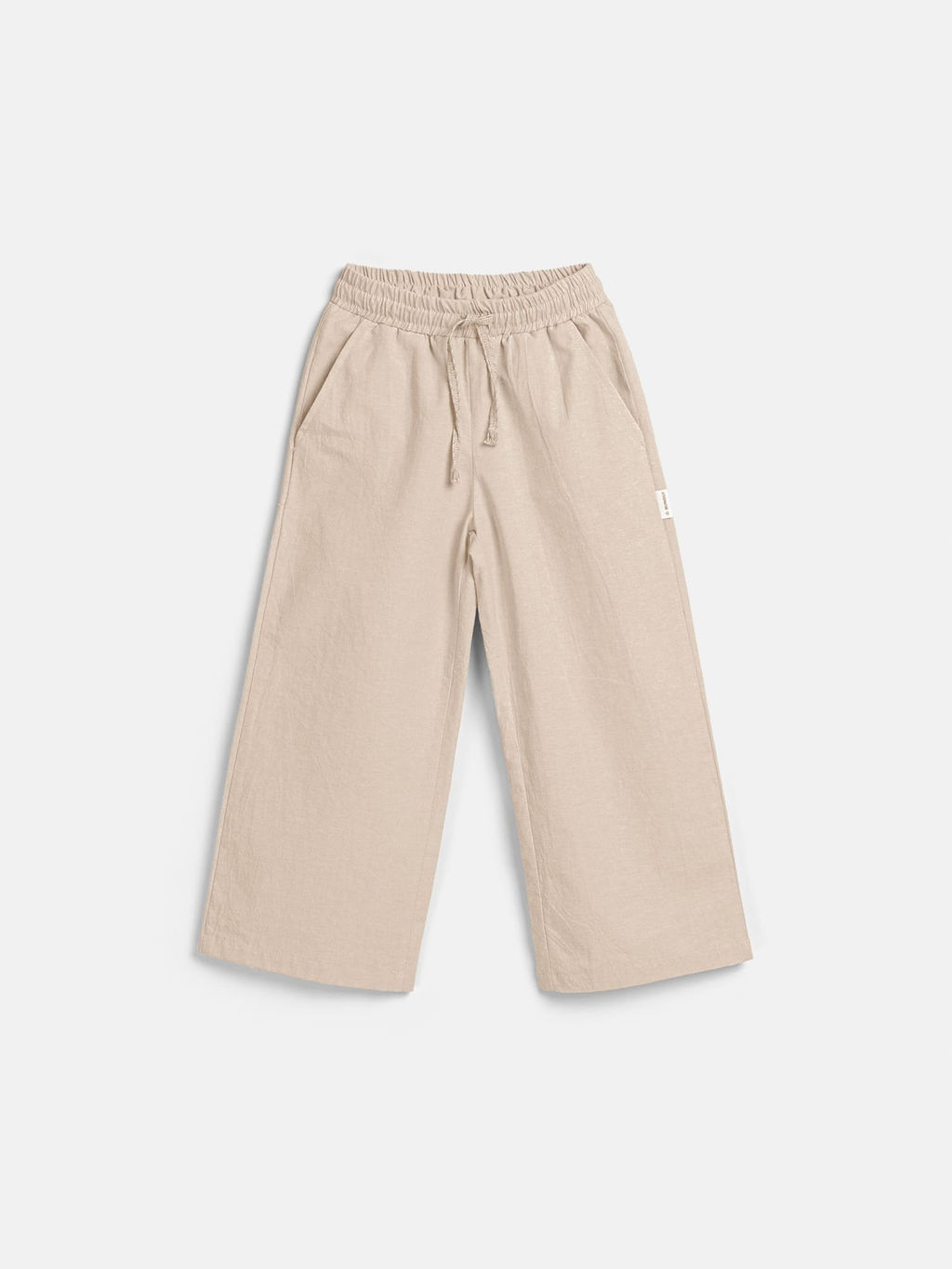 Брюки палаццо хлопковые Песок - Bungly фото 2