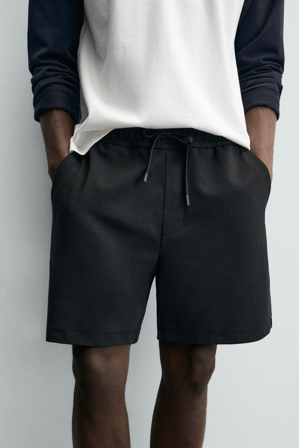 BERMUDA ESTRUCTURA CONFORT / Negro - Zara фото 4