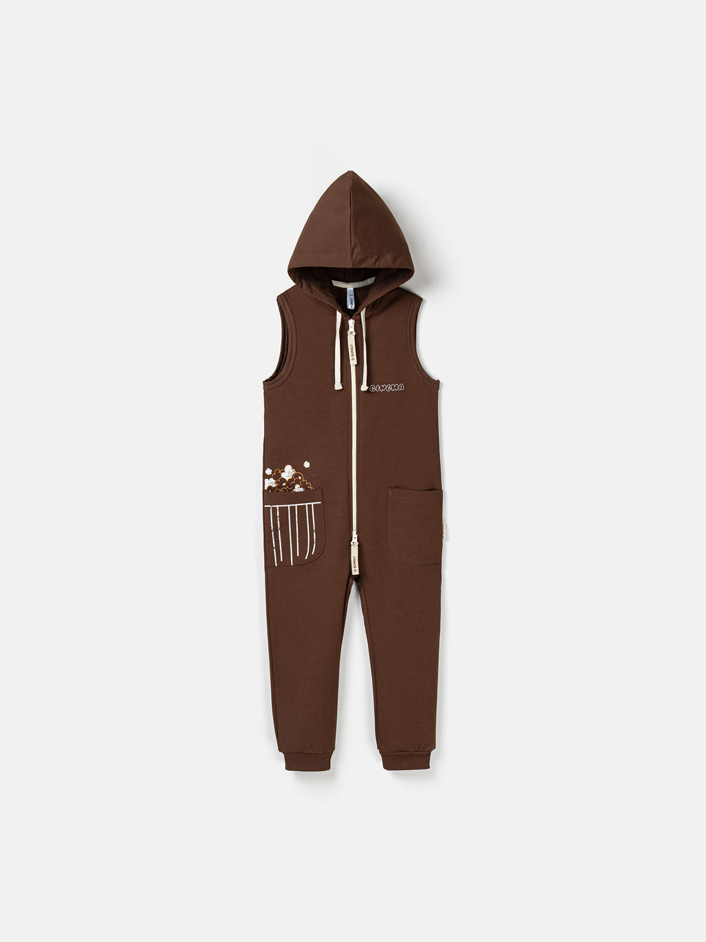 Ромпер с длинными штанинами "Шоколад"