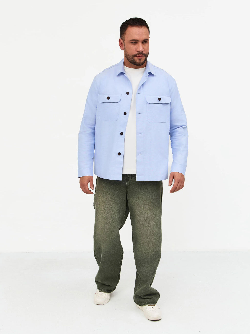 Сорочка мужская длинный рукав GREG S203/211/5472/K фото 10