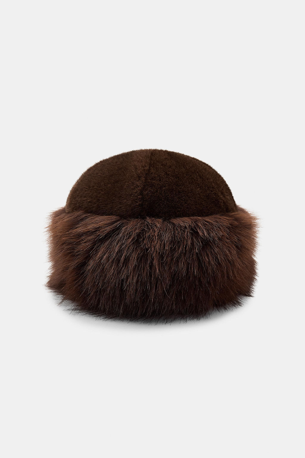 FAUX FUR TURN-UP HAT