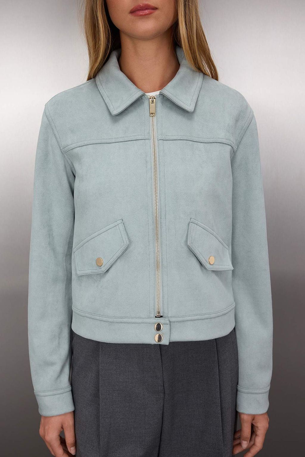 Koyu Kahverengi Fitted Kal?p Suet Ince Ceket Mont TWOAW26MO00016 - Trendyolmilla фото 9