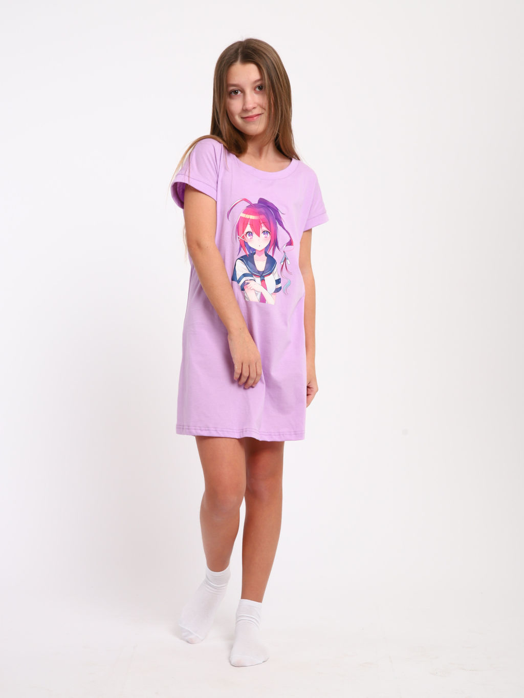 Туника "Лиана" сирень